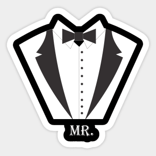 Wedding suit Mrs. Sticker